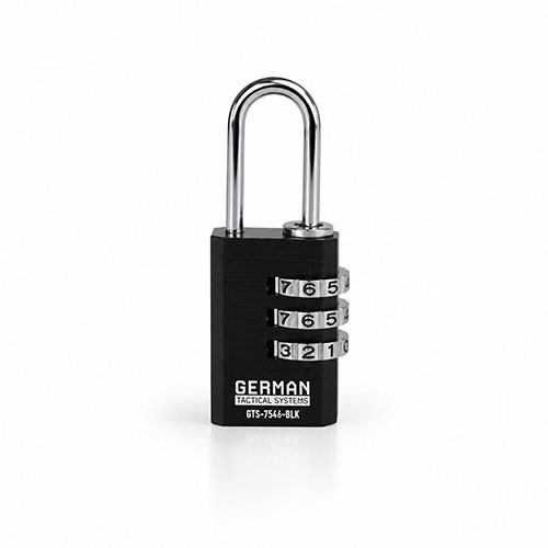 Il Miniature Lock di GERMAN TACTICAL SYSTEMS è compatto, resistente e progettato per le Mission Pouches, con combinazione a 3 cifre e gancio sottile per una sicurezza ottimale.
